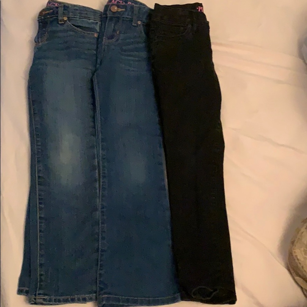 😍😍3 pairs size 6 children place jeans 😍😍